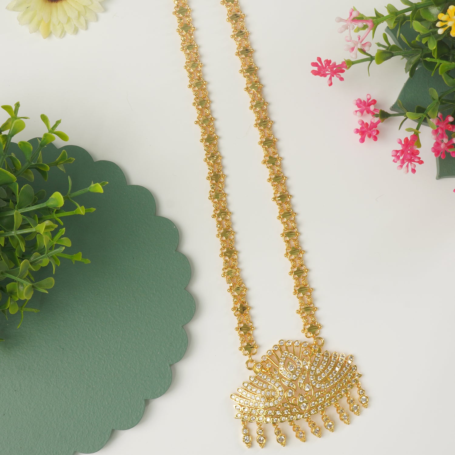 Premium Long Karwari Haar Bakuli Design