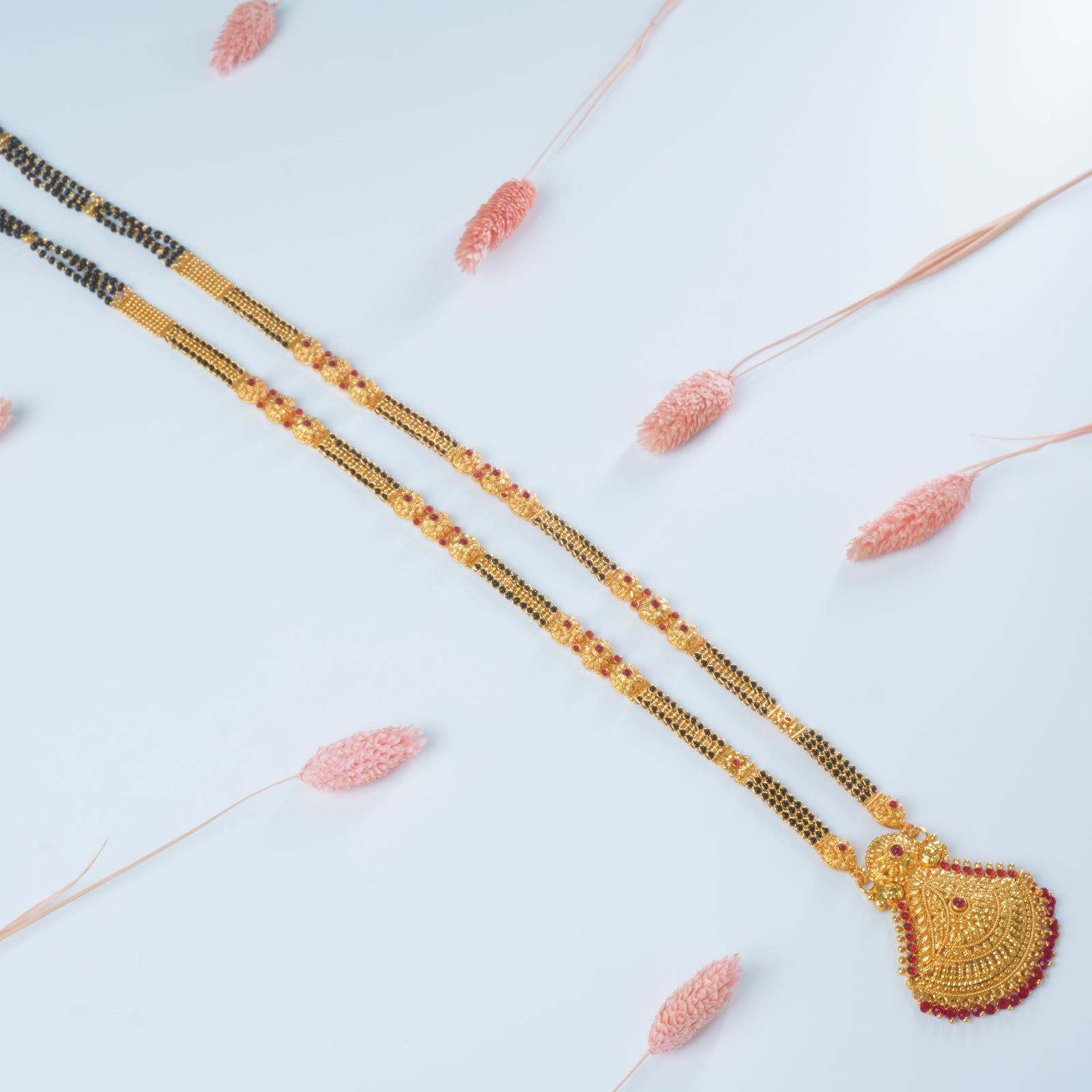 Buy Online 32 Inch One Gram Patti Mangalsutra Design With Fancy