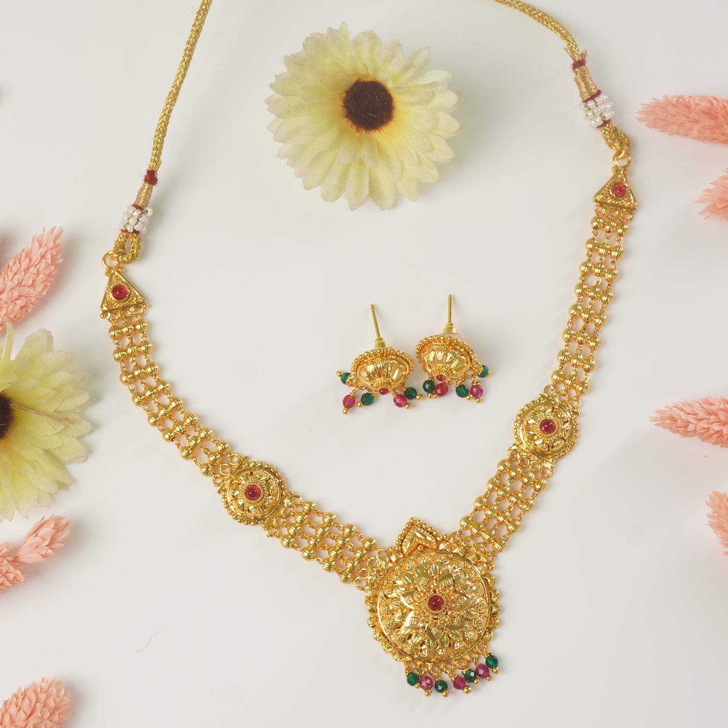 Shop Online One Gram Gold Plated Necklace Design At Affordable Prices