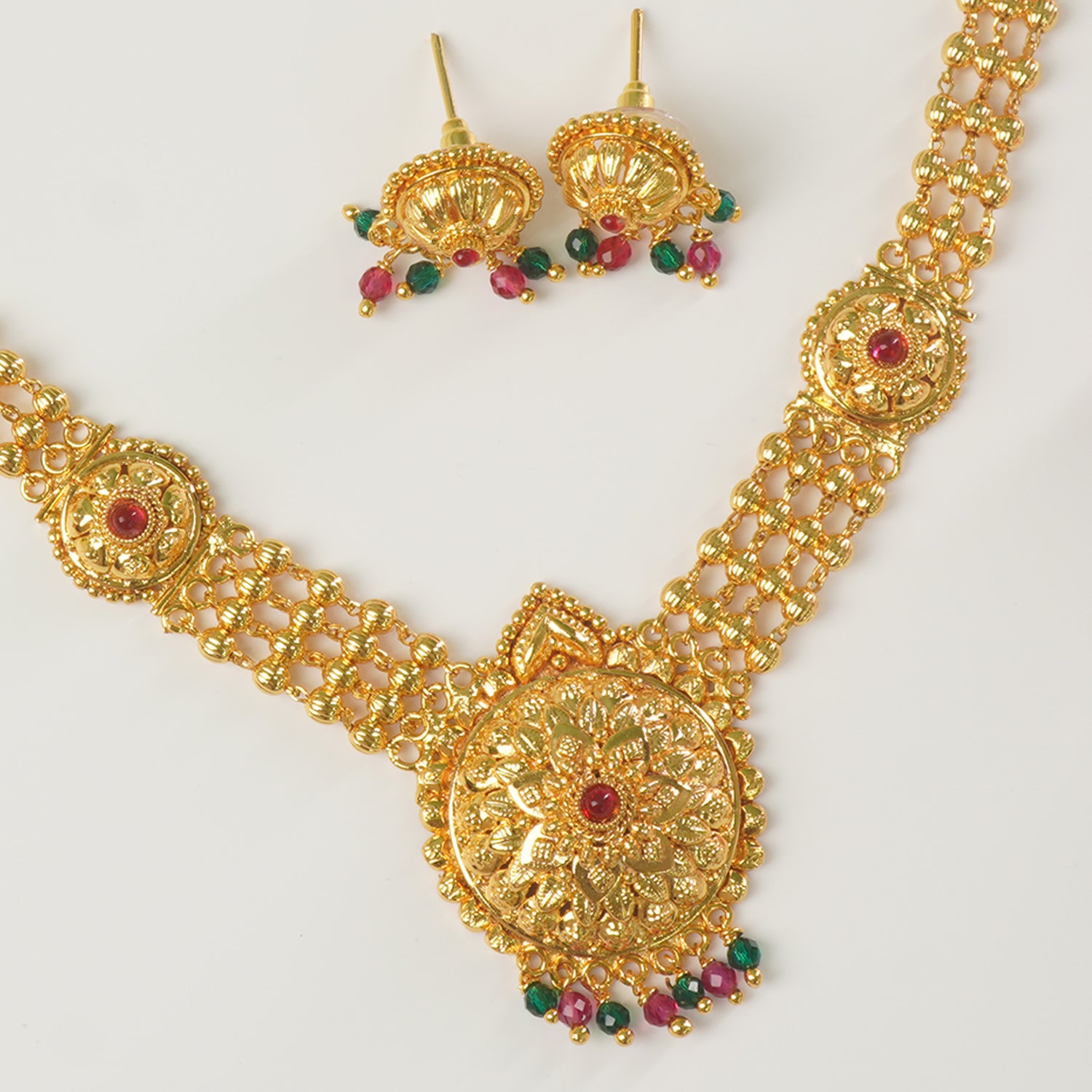 Shop Online One Gram Gold Plated Necklace Design At Affordable Prices