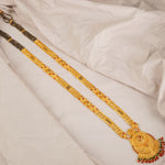 one gram gold finish mangalsutra design