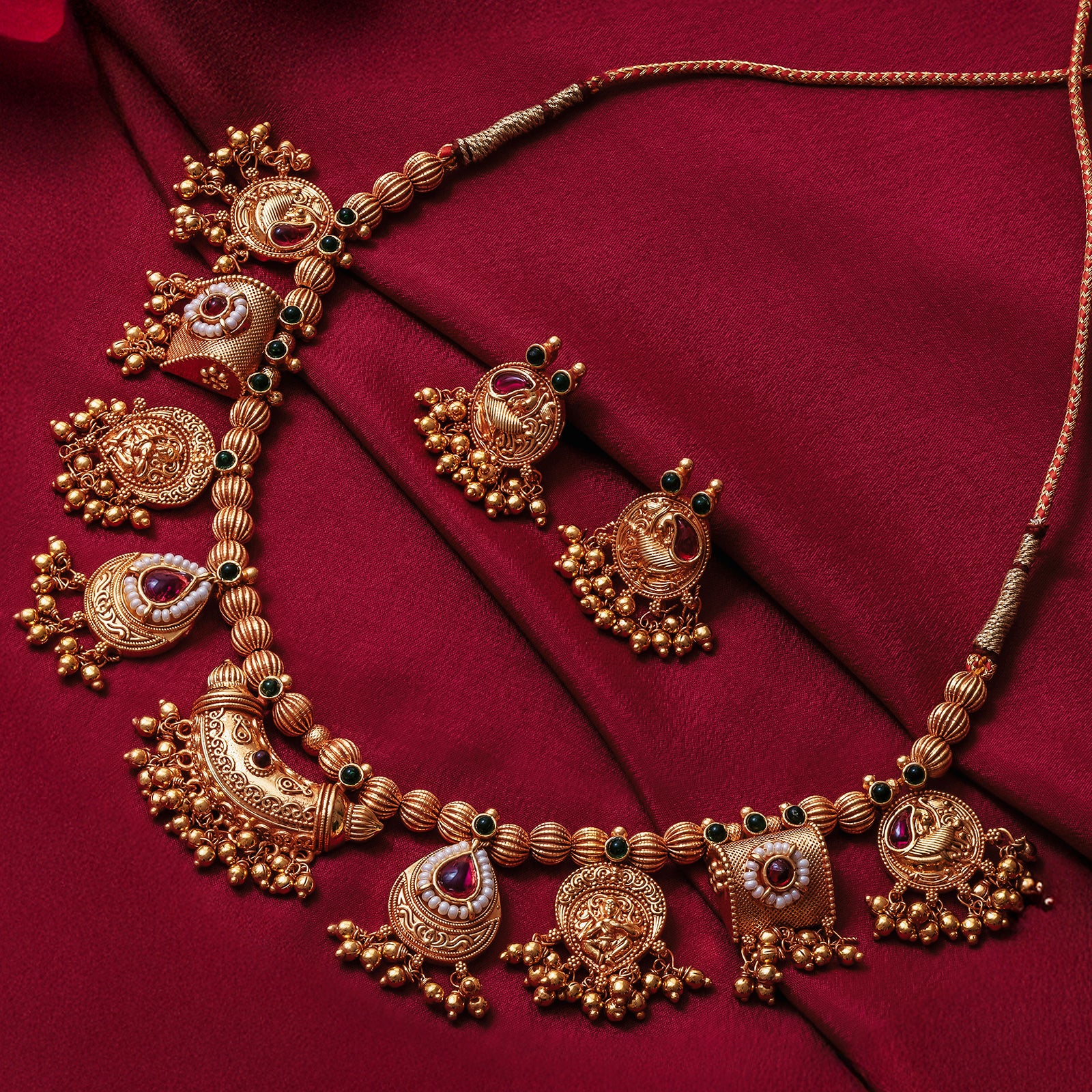 shop online regal kolhapuri necklace haar design