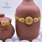 1. Gram Geru finished choker haar 3 flower pendal