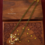 18" Handmade chain mangalsutra puneri peacock pendal