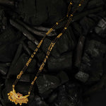 26" Golden Chain Mangalsutra Karwari Boat pendant