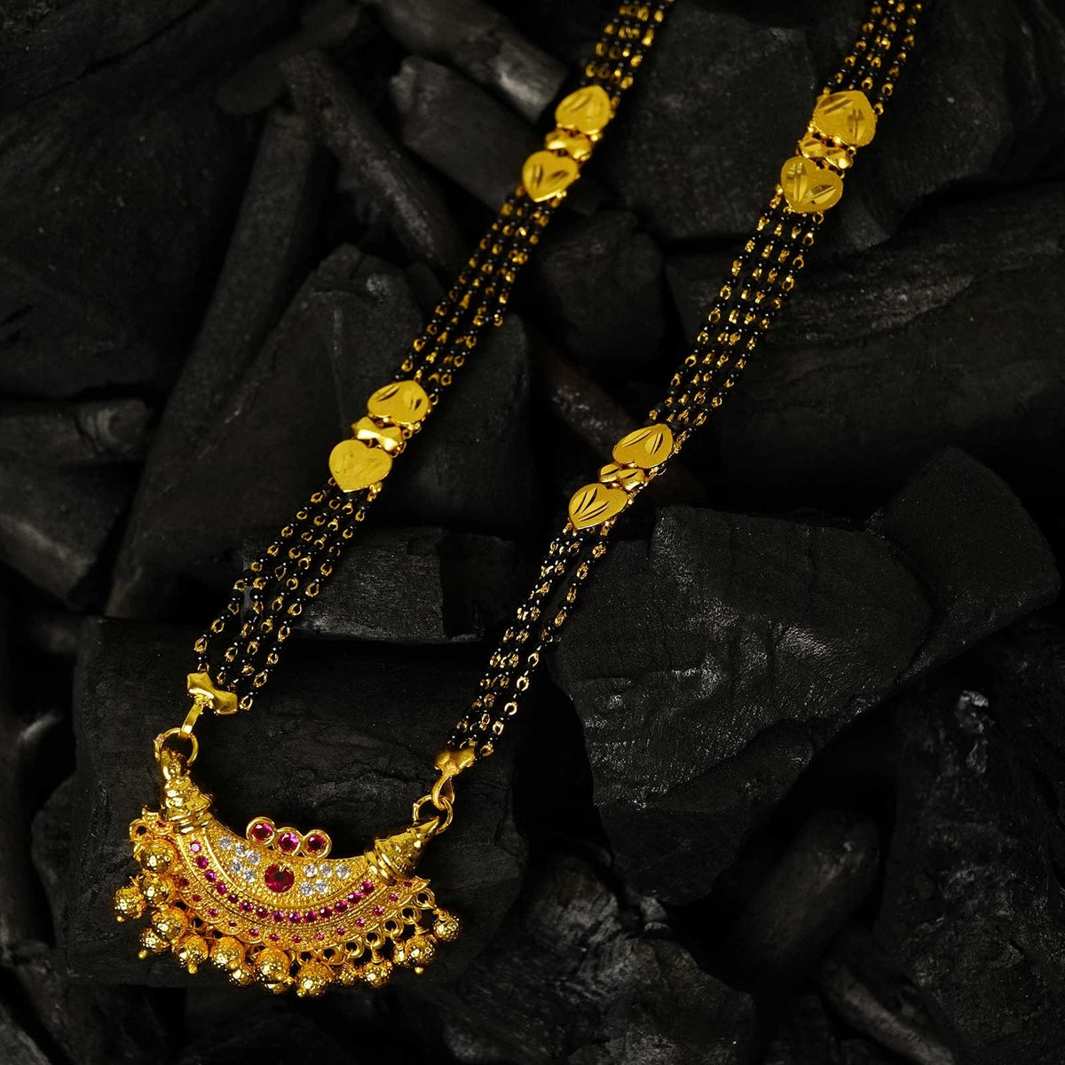 28" Bada Star Chain Mangalsutra Karwari Boat pendant