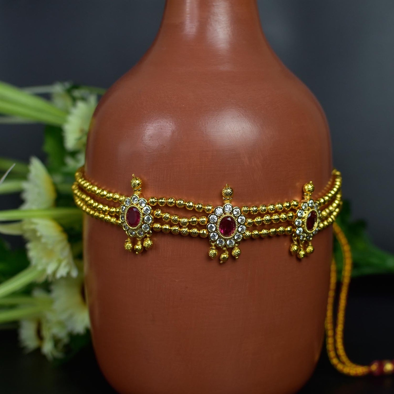 Marathi style choker necklace