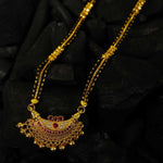 30" Double Chain Mangalsutra Karwari Boat pendant