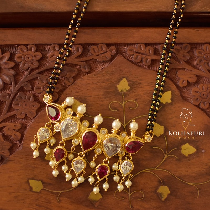 34" Handmade chain mangalsutra puneri khod pendal