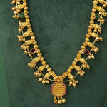 Handmade Kolhapuri Saaj necklace design Rajmudra pendant