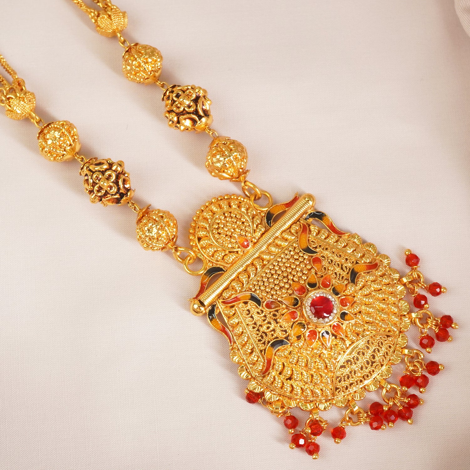 One Gram Meena Mangalsutra Design - MS1G-1507