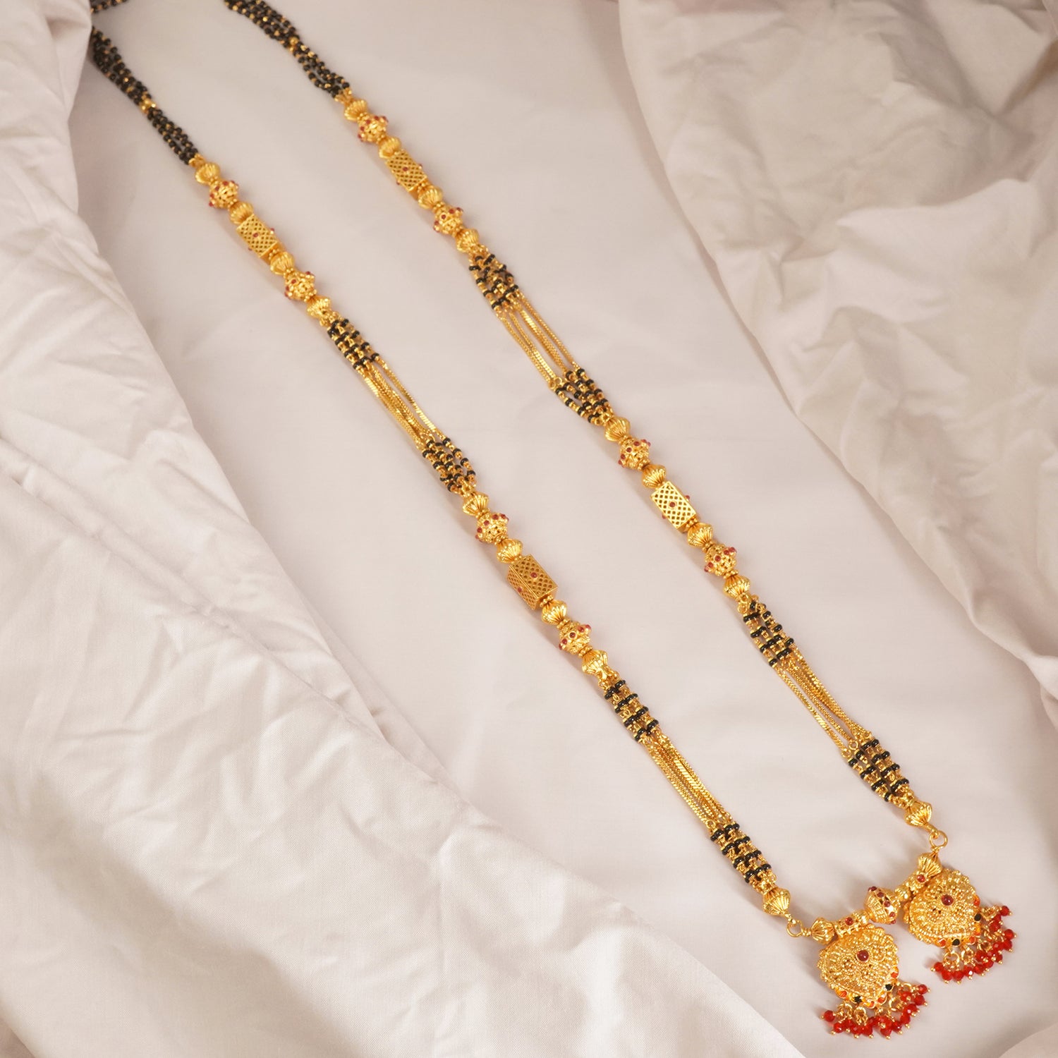 One Gram Meena Vati Mangalsutra Design - MS1G-1524
