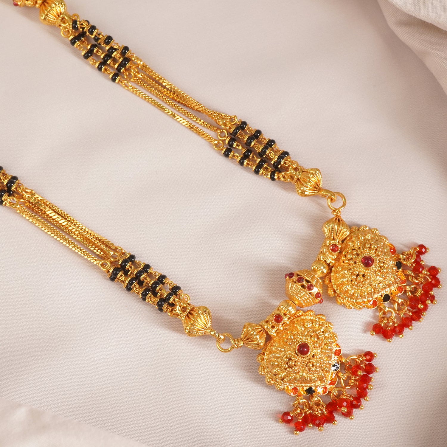 One Gram Meena Vati Mangalsutra Design - MS1G-1524