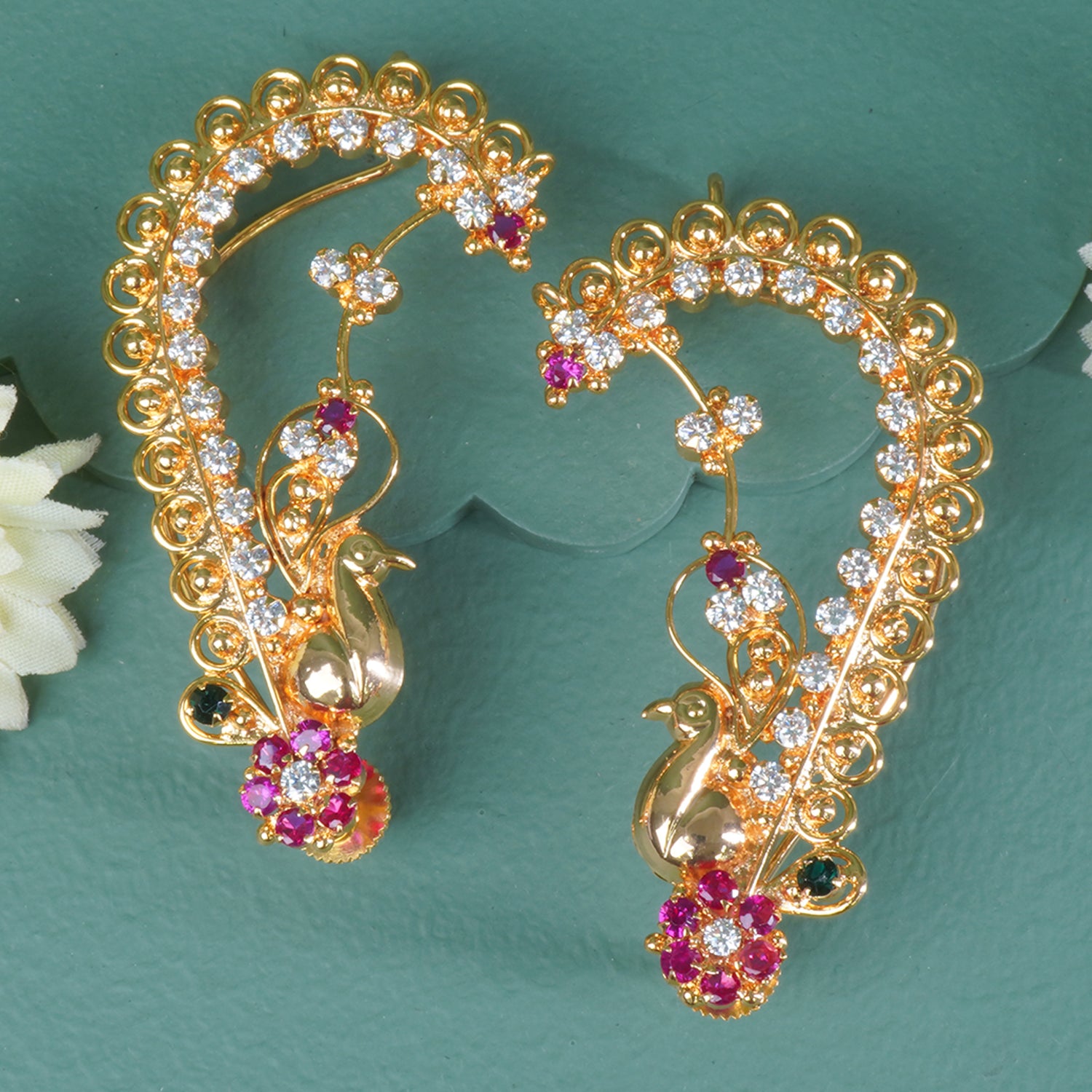 Gold Plated Karwari Earcuff - Kaan Design Online