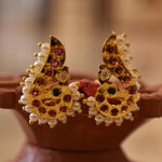 Earrings Karwari peacock dobule