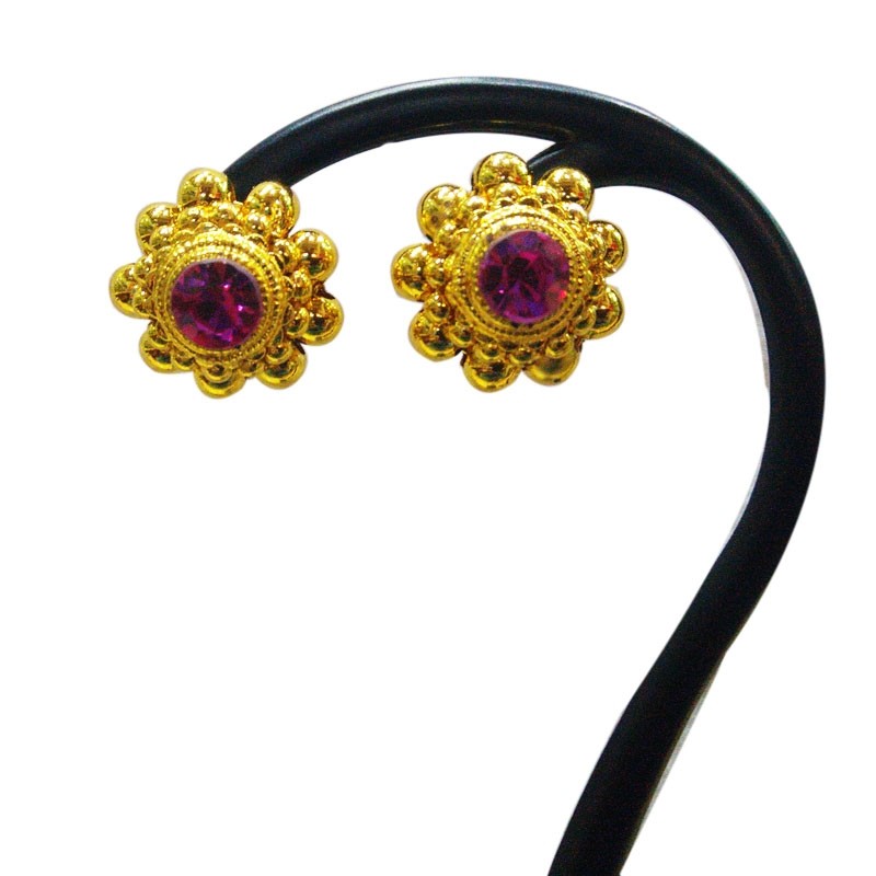 Earrings Saaj Medium 1 Stone