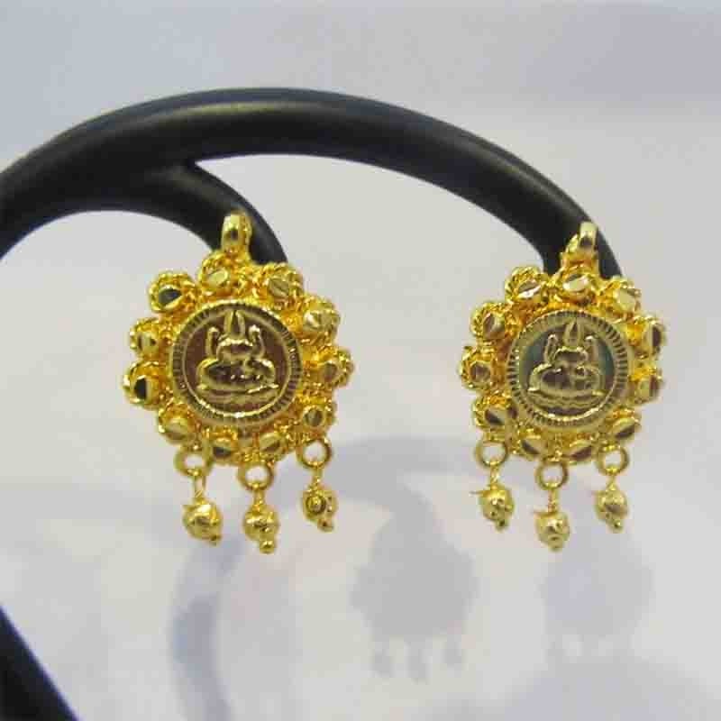 Earrings Taas Laxmi Golden