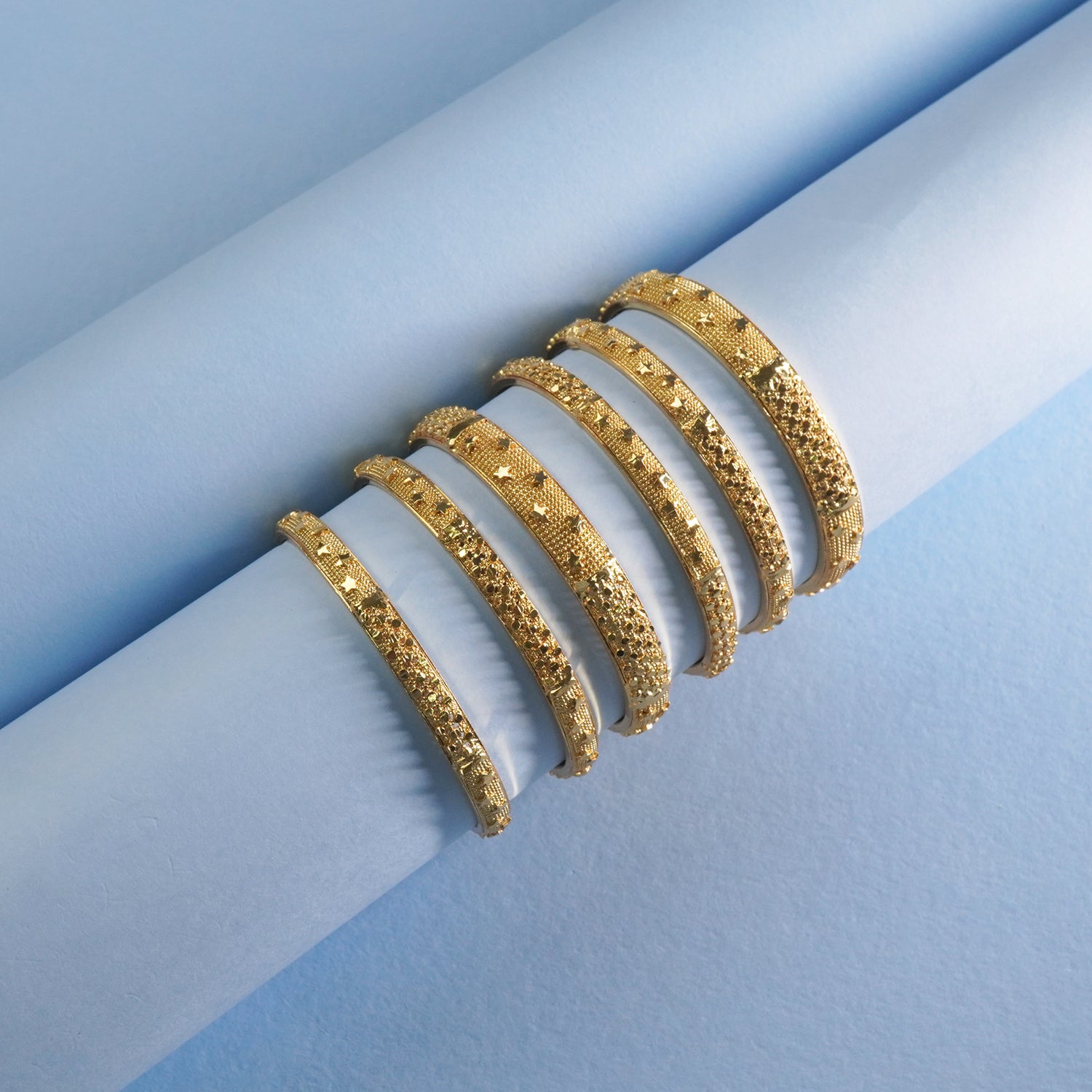 Exclusive Micro Gold Plated Bangles Design