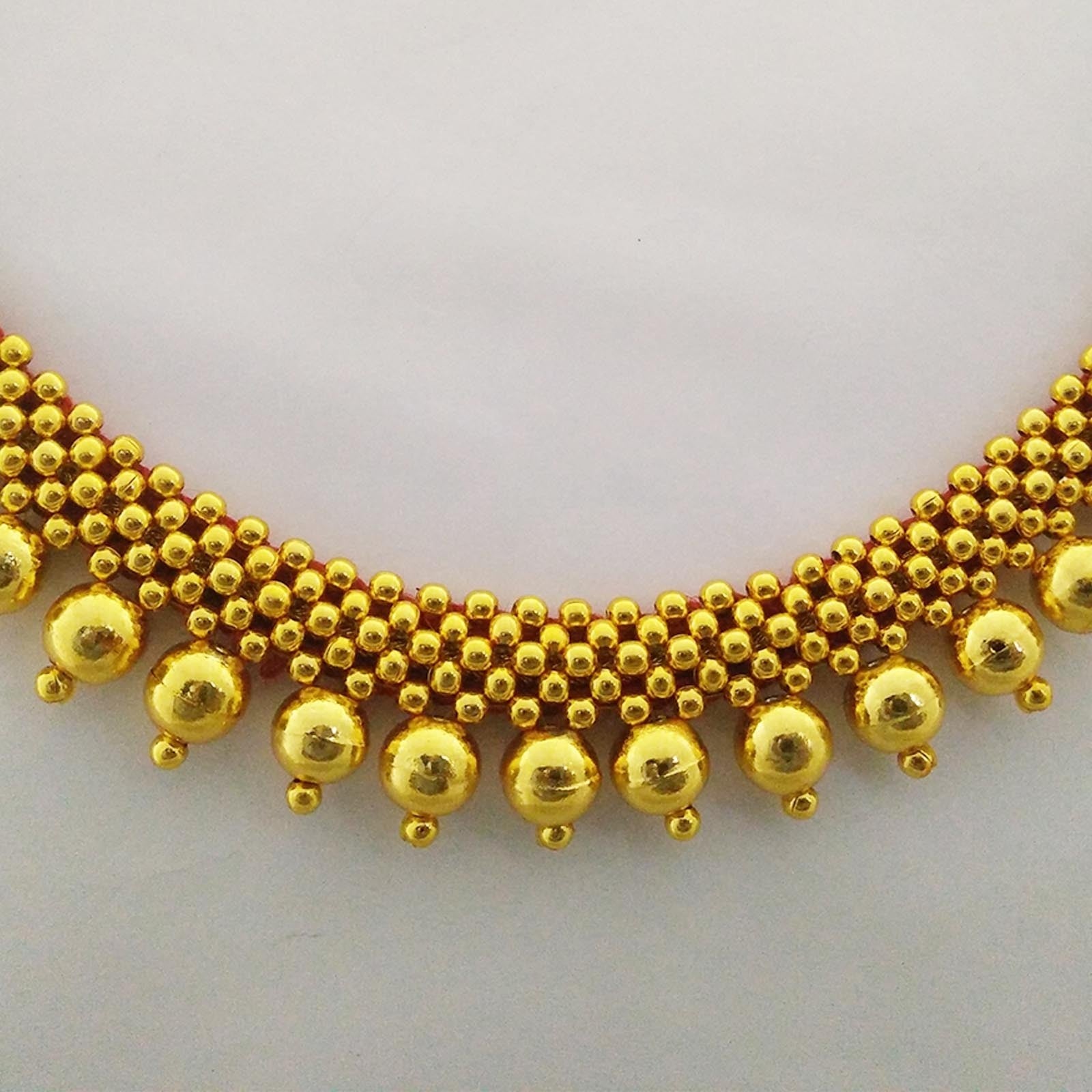 Gadi Thushi Plain 10mm Golden