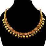 Gadi Thushi Plain 10mm Golden