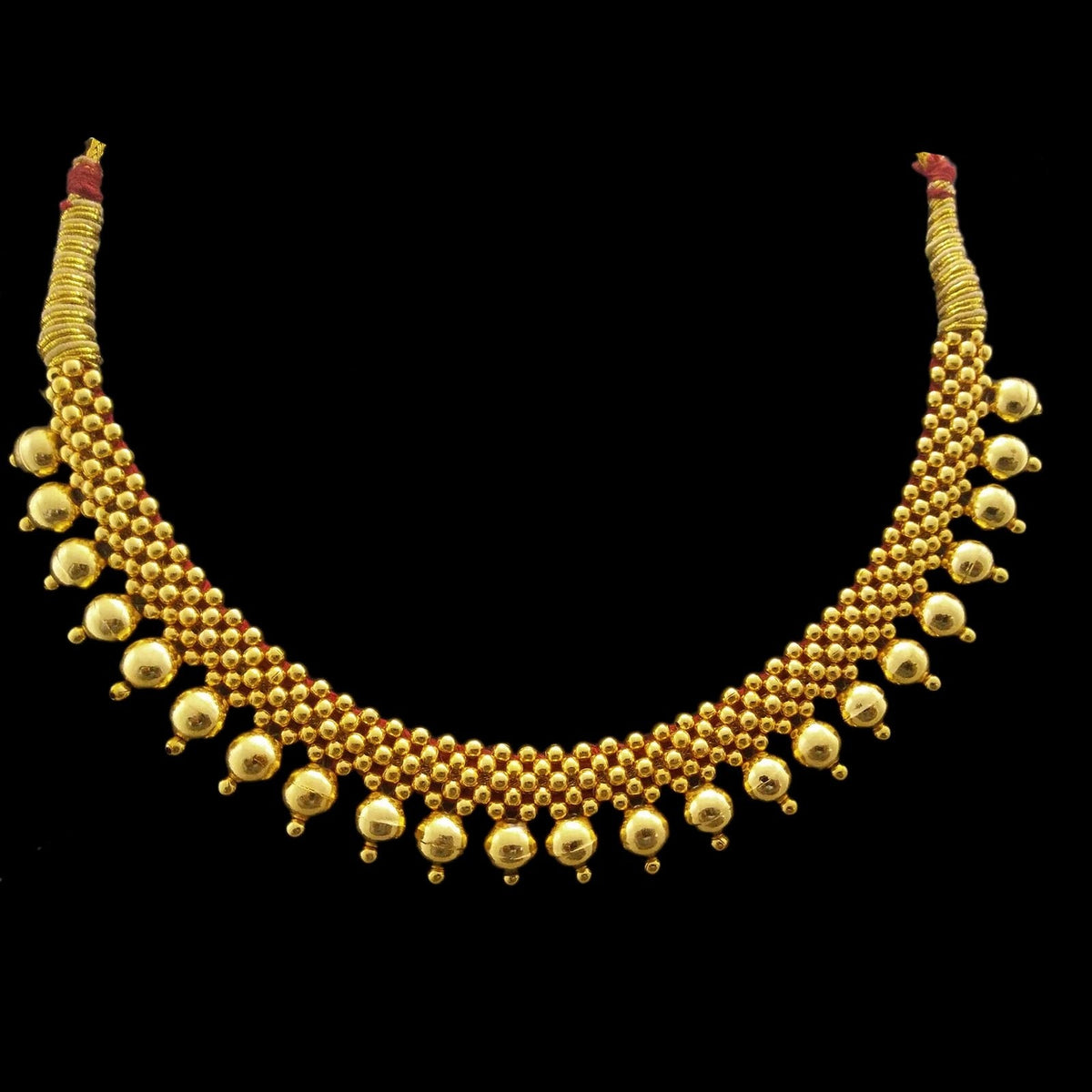 Gadi Thushi Plain 10mm Golden