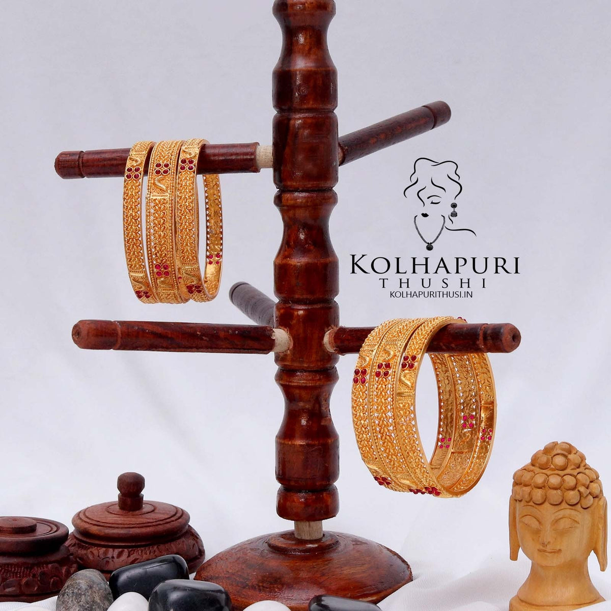 1 Gram geru finish bangles pipe design