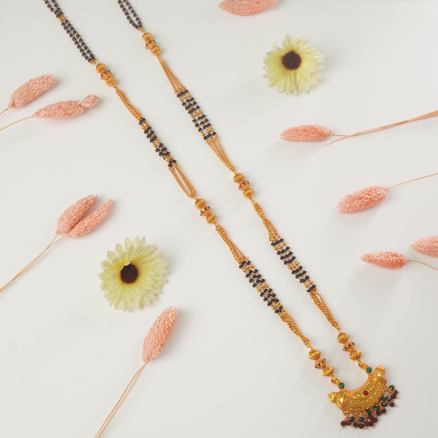 Gheru Mangalstura Chandrakor Pendant Designs Online