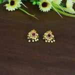 Gold-plated Karwari earrings