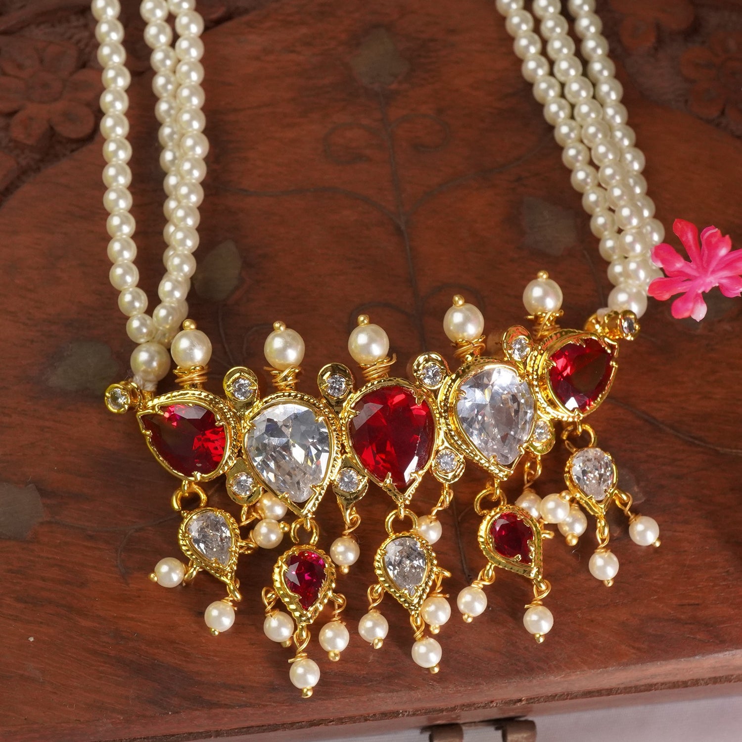 gold plated tanmani pendant