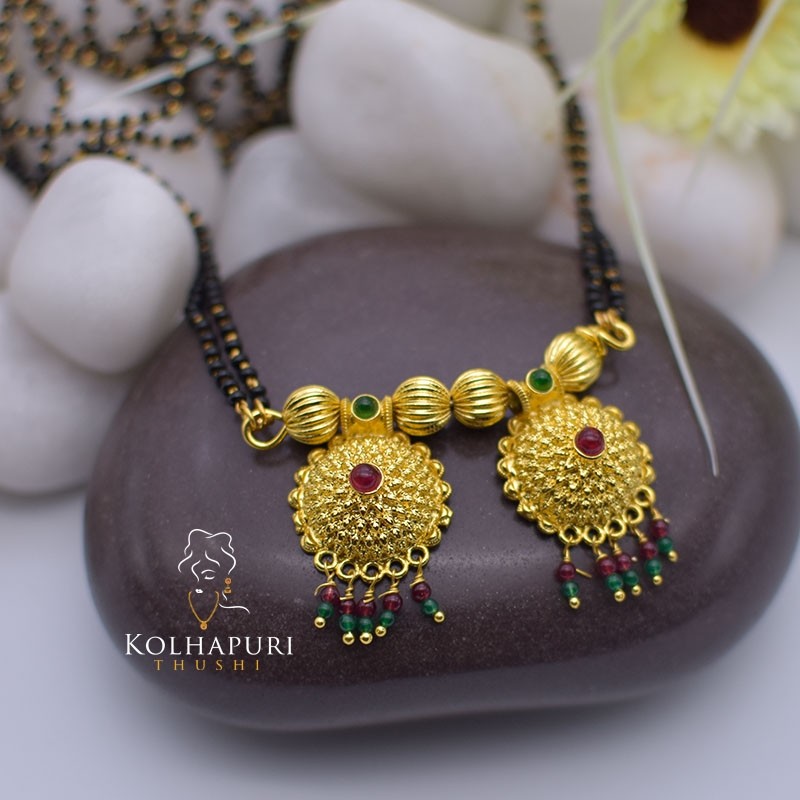 Handmade chain mangalsutra vati pendal