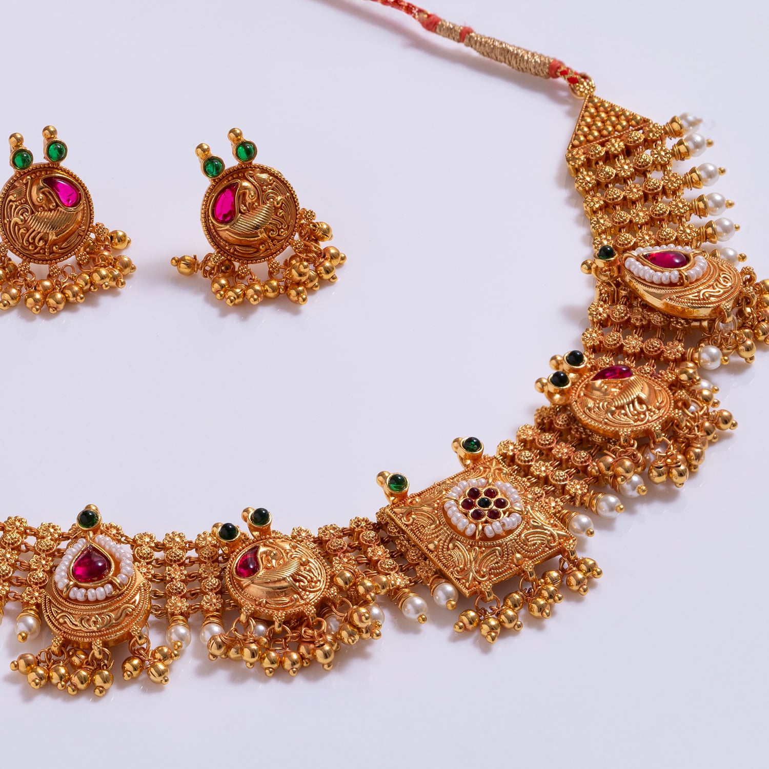 Regal Gold Plated Haar With Gheru Polish