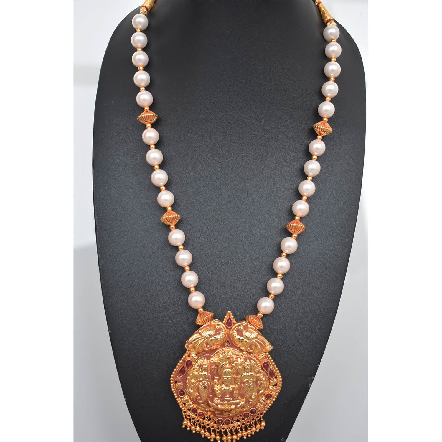 Moti Javmala Antique Pendal Geru Finish