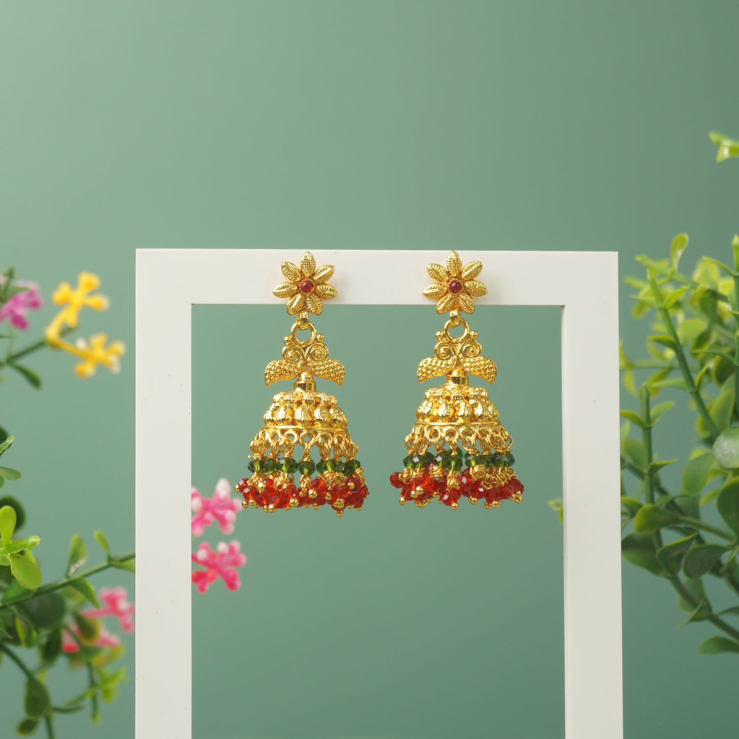 Buy & Shop One Gram Gold Plated Jhumkis Design Online