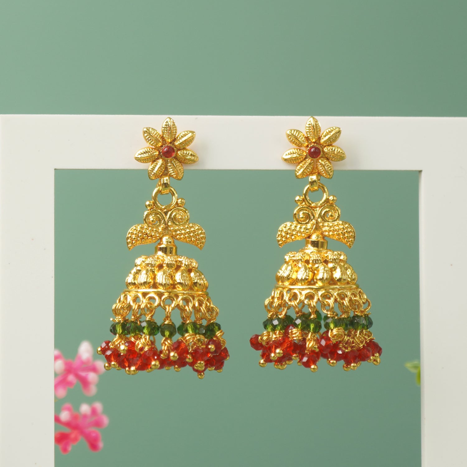 Buy & Shop One Gram Gold Plated Jhumkis Design Online