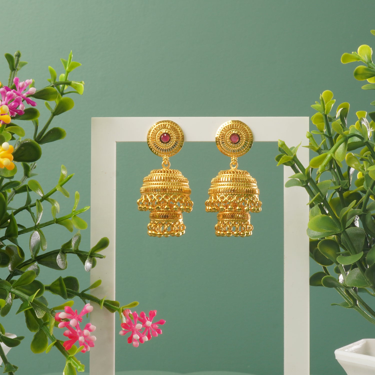 Forming Gold Plated Latkan Jhumki Designs Online