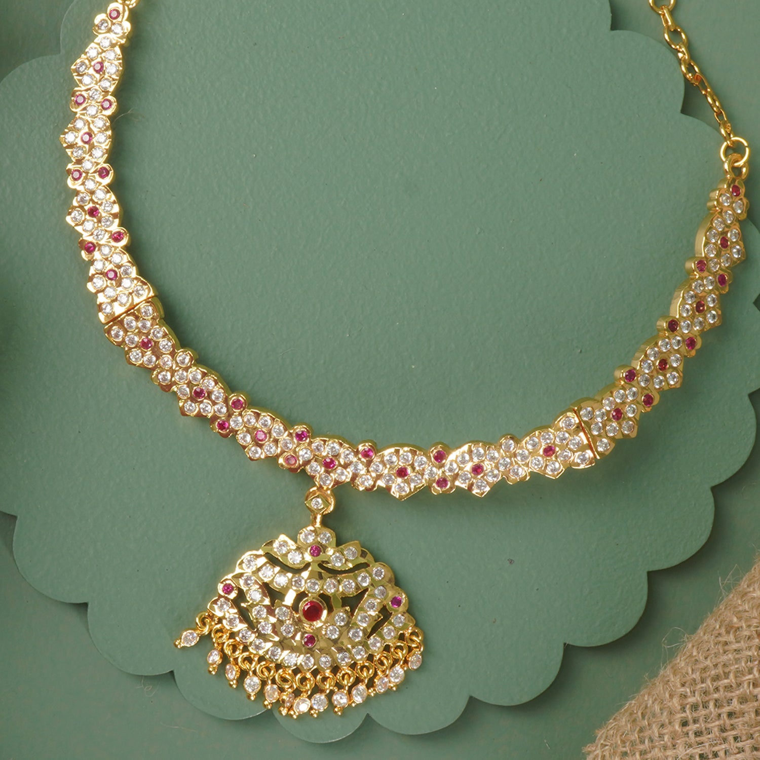 Shop Online Premium Gold Plated Koyri Chain Karwari Haar Necklace Design