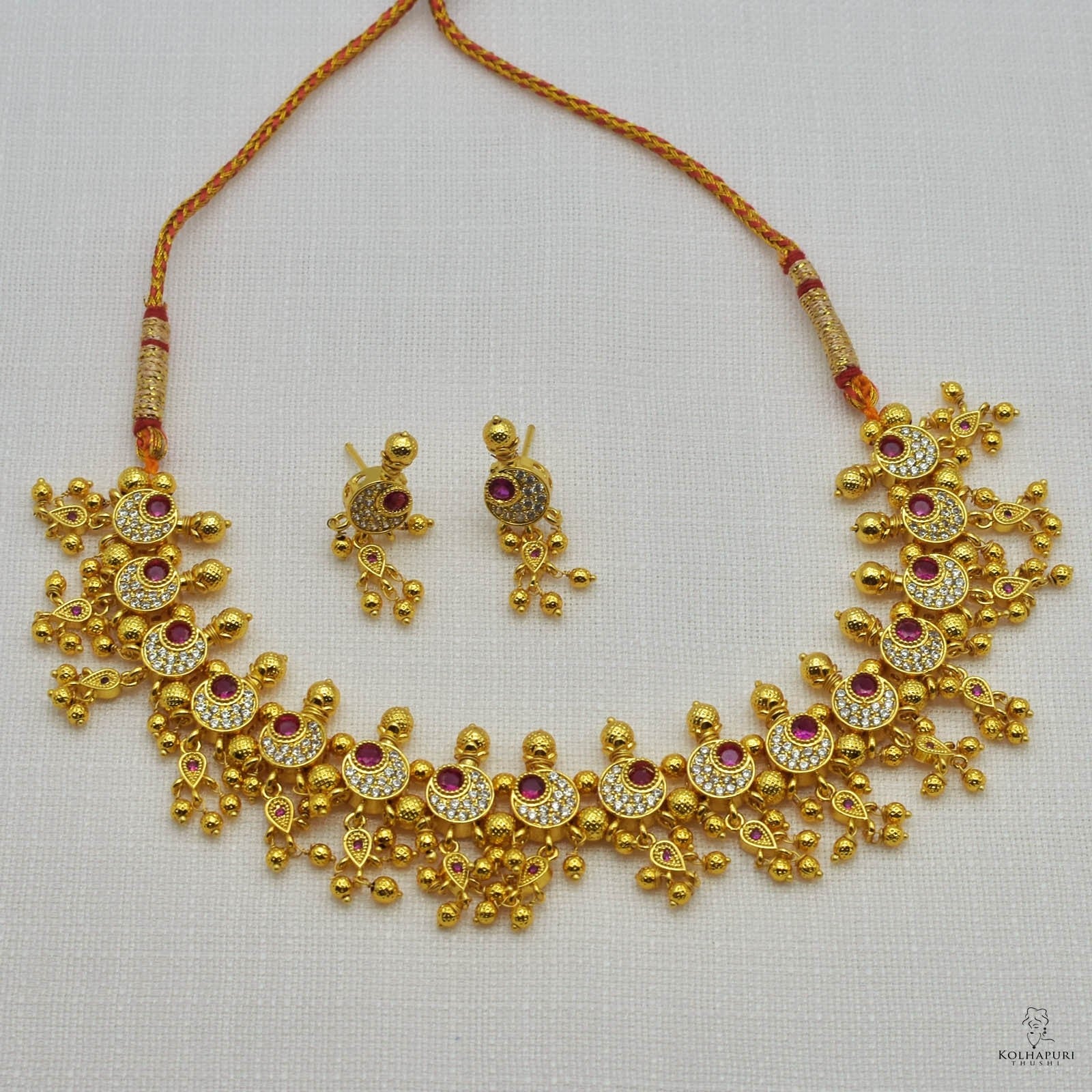 kolhapuri choker necklace design