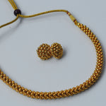 Kolhapuri Thushi Broad Ghungroo chand Pendal With Earrings