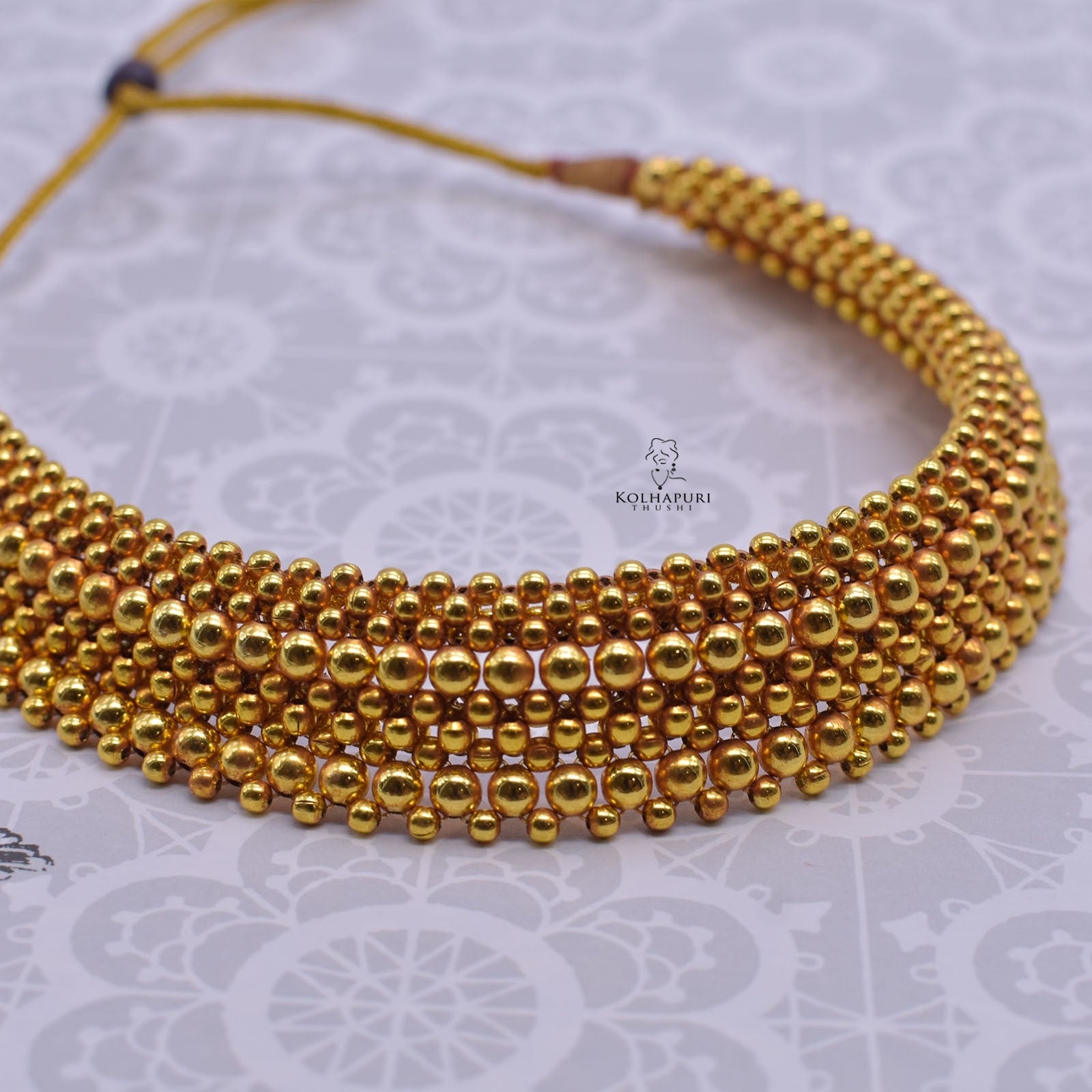 Geru Thushi Patta Necklace