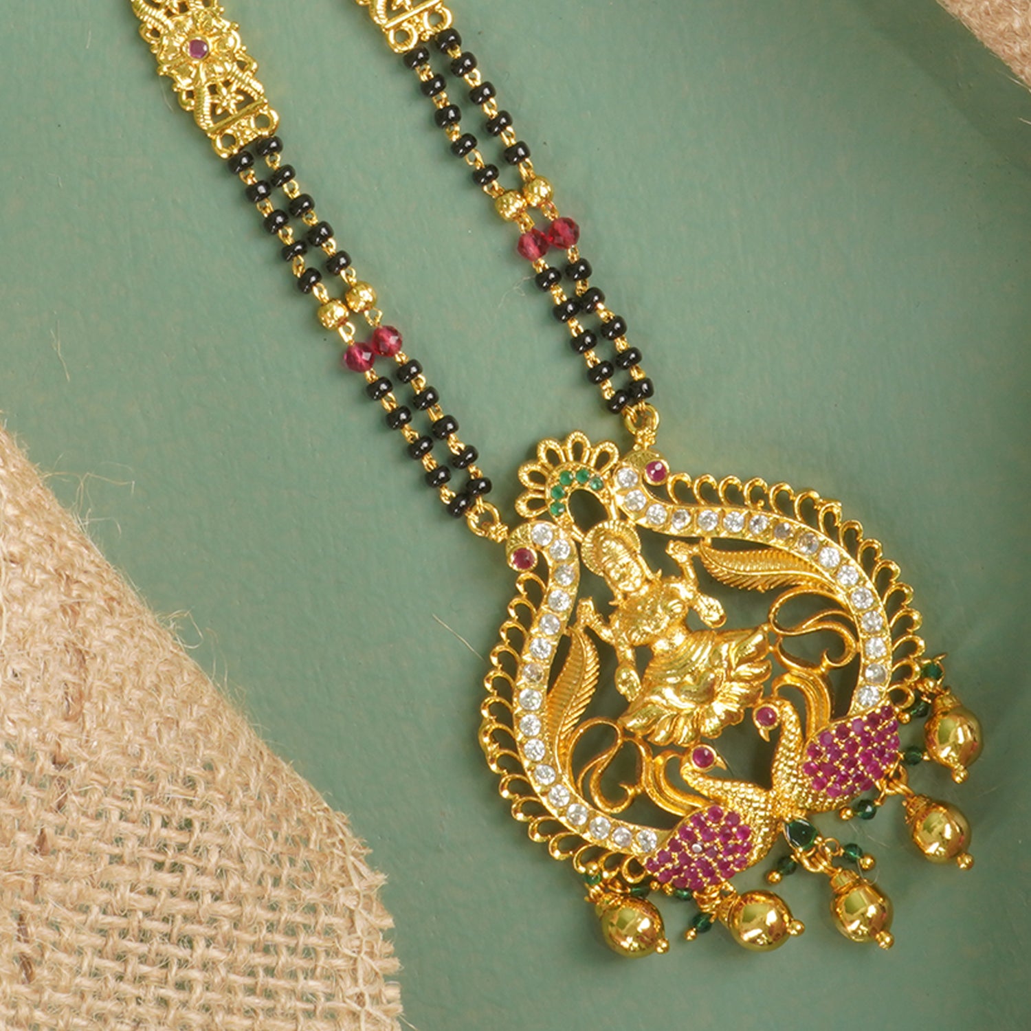 Shop Online Premium Laxmi Pendant Mangalsutra Design