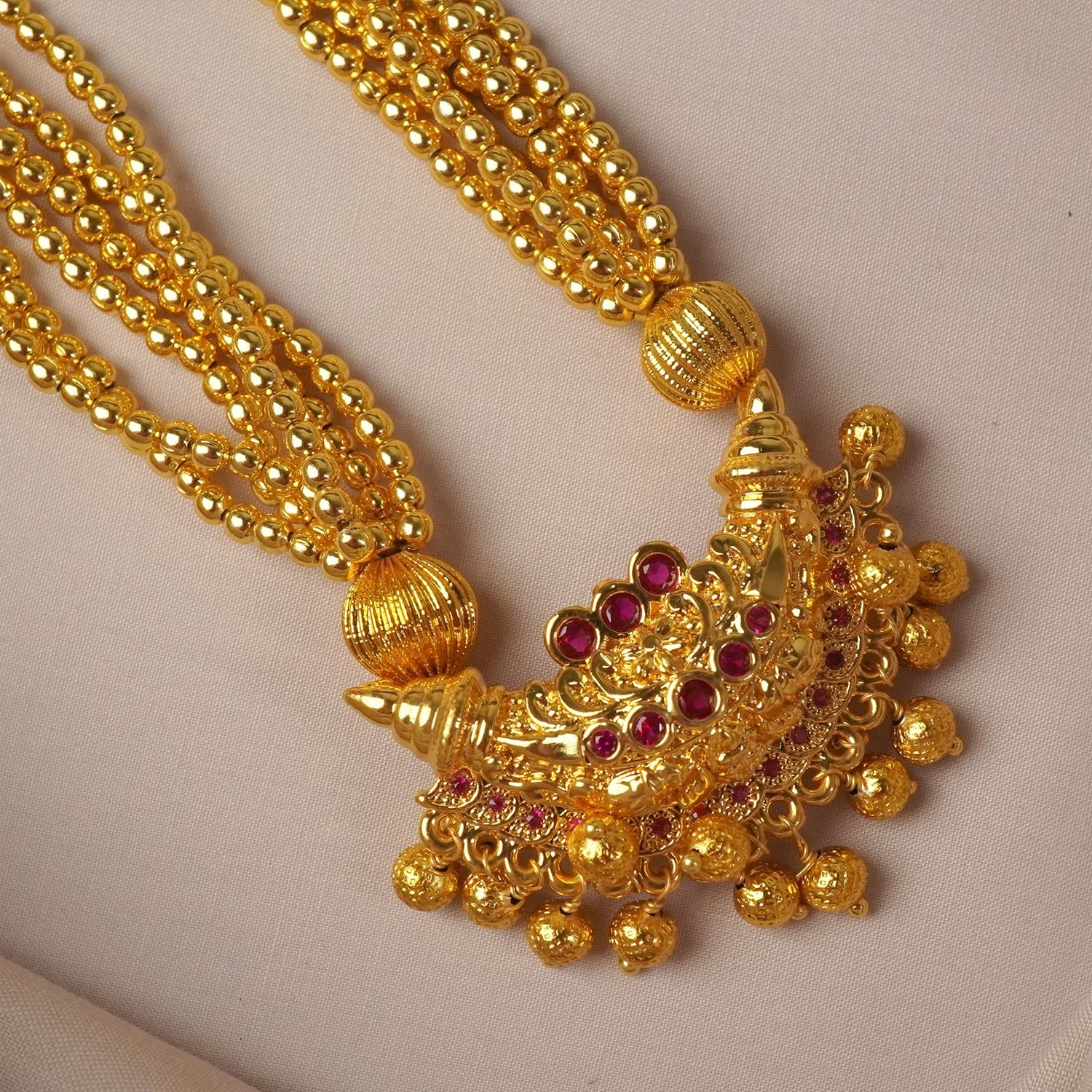 Long Kolhapuri Thushi Necklace