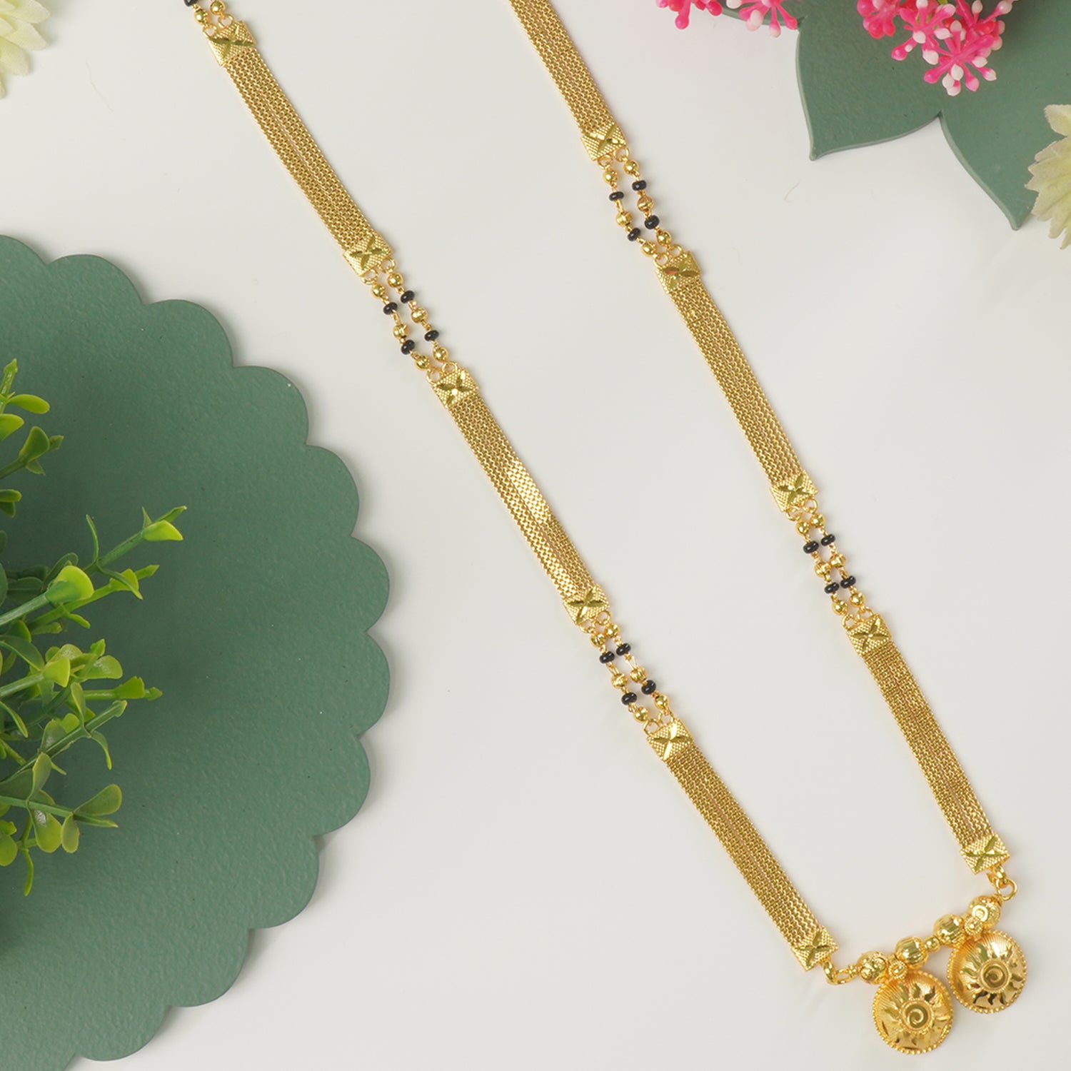 32 Inches Long Forming Design Online With Vati Pendant
