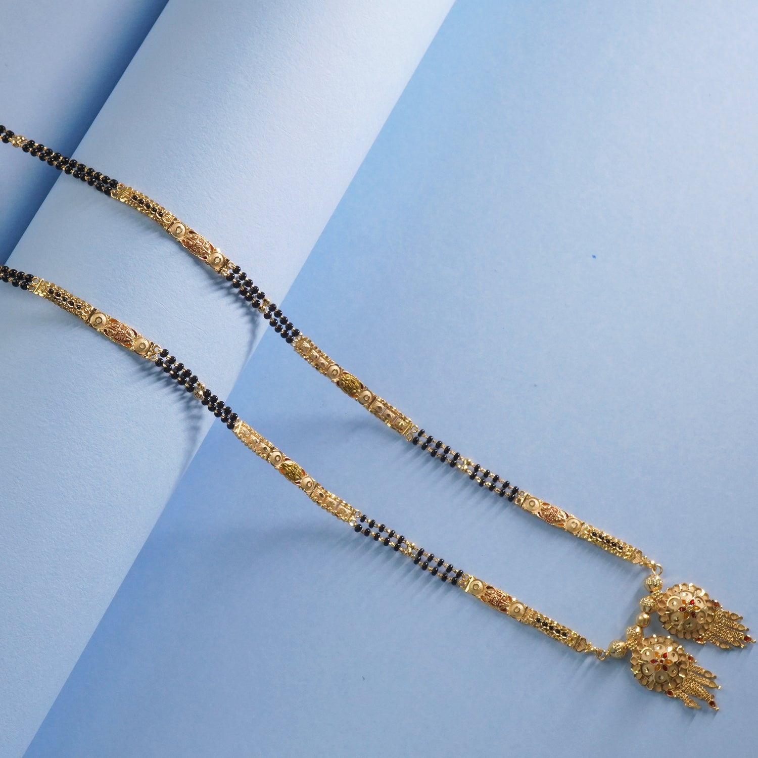 Meena Forming Mangalsutra Design