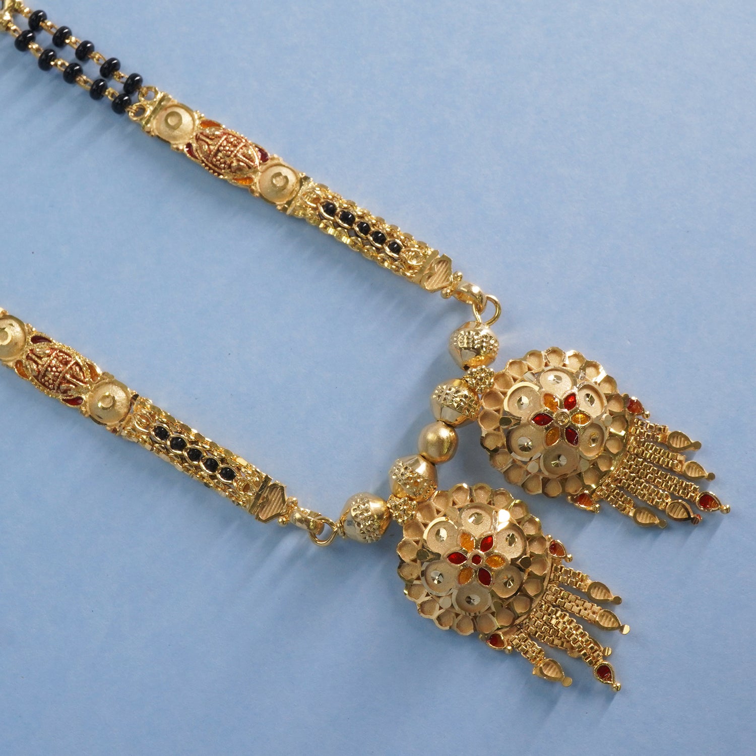 Meena Forming Mangalsutra Design