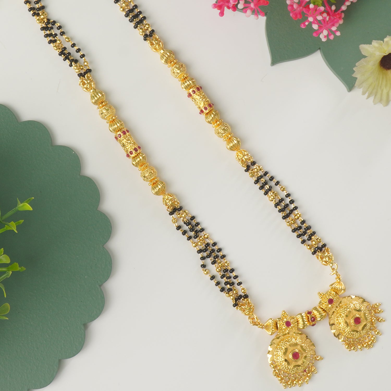 32 Inch One Gram Mangalsutra Design Fancy Vati Designs Online