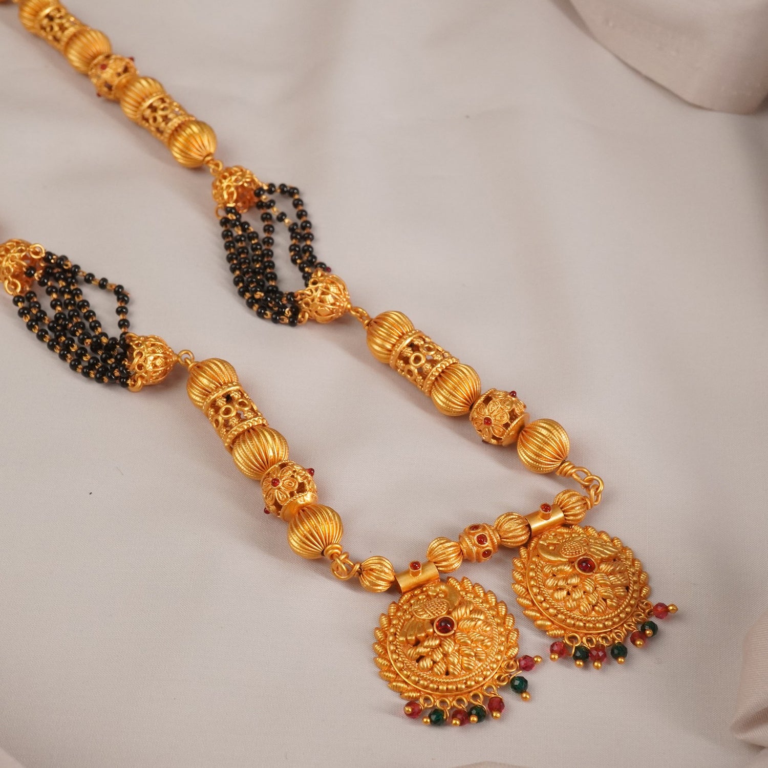 Peacock Vati Geru mangalsutra Design Online