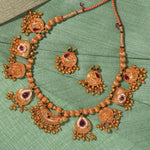 shop online peshwai kolhapuri haar necklace