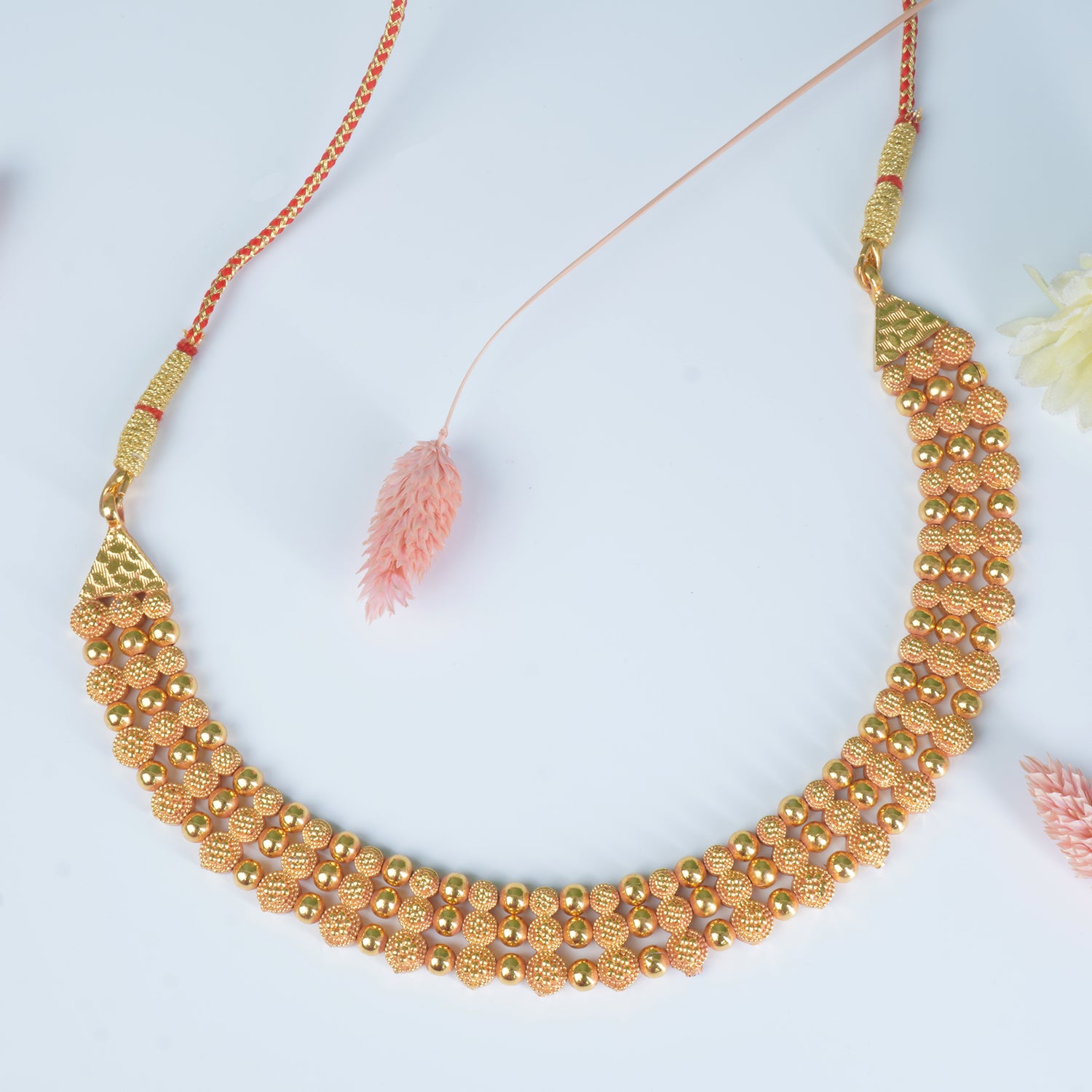 Regal Gheru Gold Plated Kudi Haar