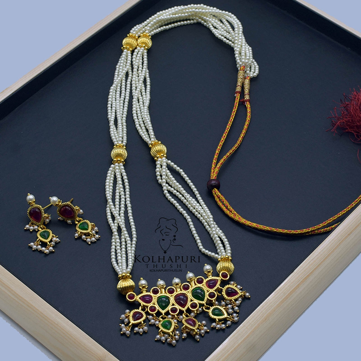 long tanmani necklace