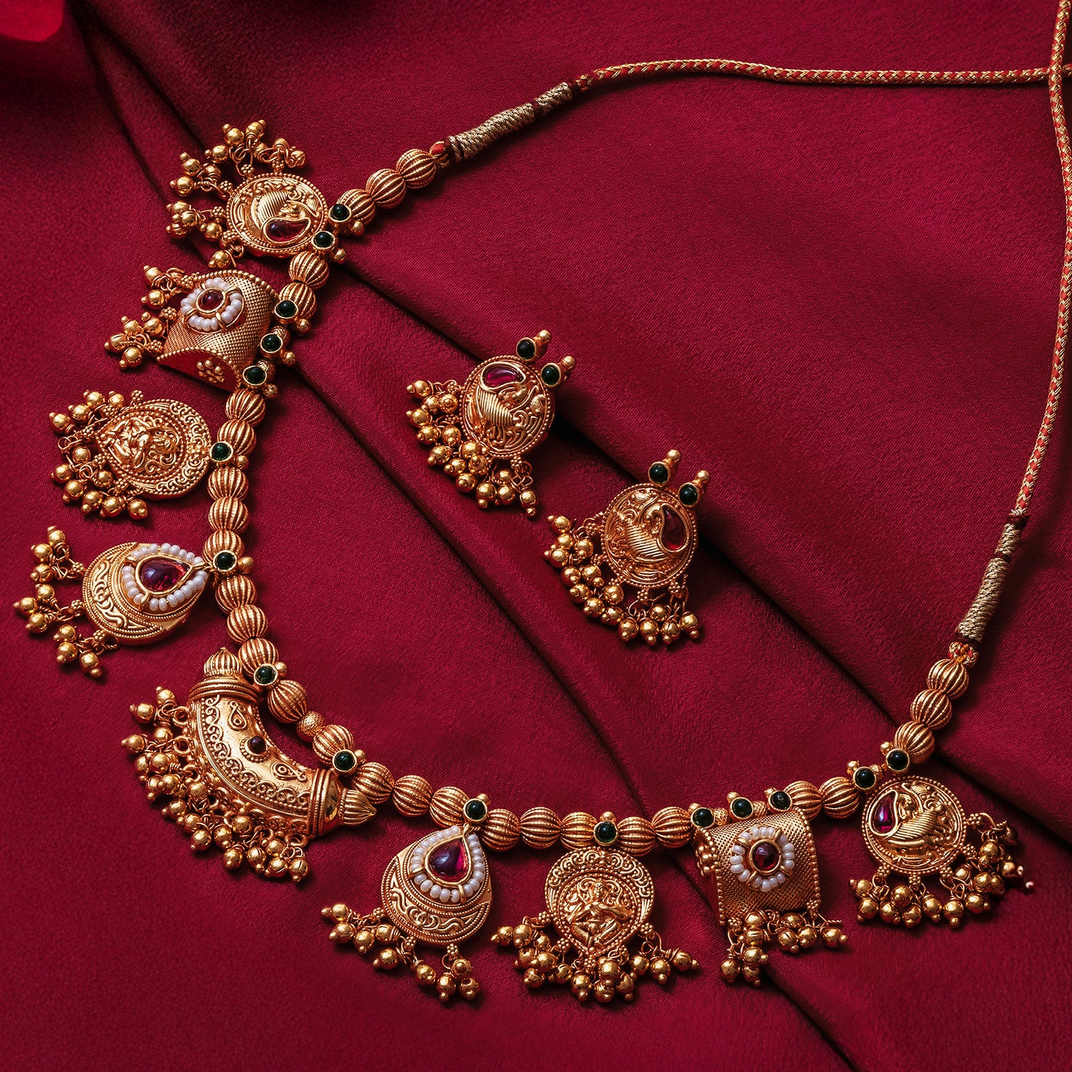 shop online regal kolhapuri necklace haar design